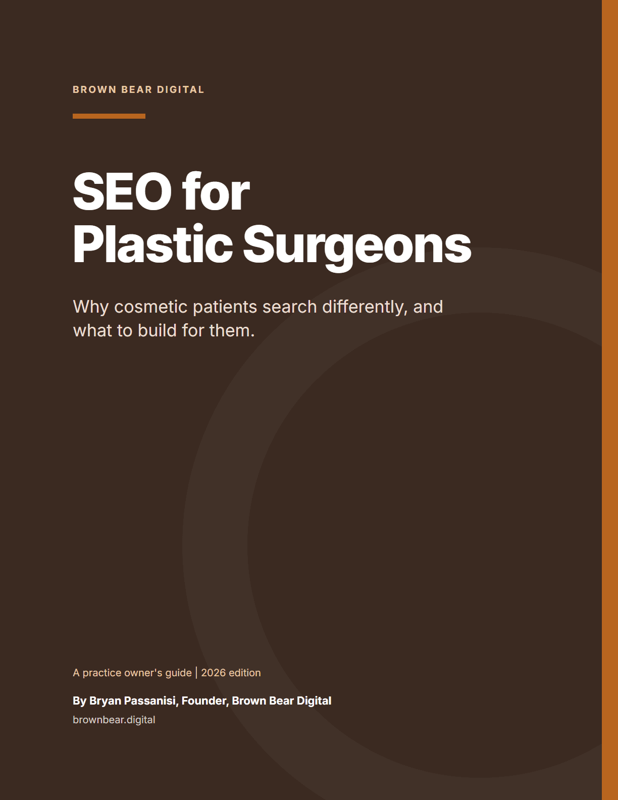 Cover of the SEO for Plastic Surgeons: The PDF Guide PDF